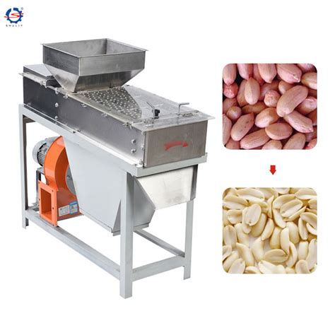 High Quality Roasted Dry Peanuts Peeling Machine China Peanuts
