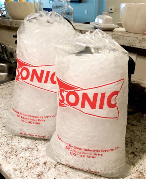 Love Sonics Ice Take Home 10 Pounds For Around 2 Hip2save