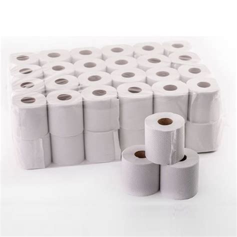 50 Rolls Toilet Paper Bathroom Tissue 400 Sheets 2 Ply Virgin Pulp