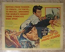 1956 FLIGHT TO HONG KONG Original 28x22 Movie Poster GD+ 2.5 Rory ...
