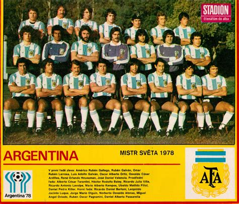 argentina 1978 legends football world cup team photos