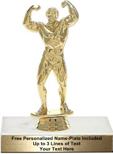 5 34 Body Builder Male Trophy Kit Other Trophies And Awards From Trophy Kits
