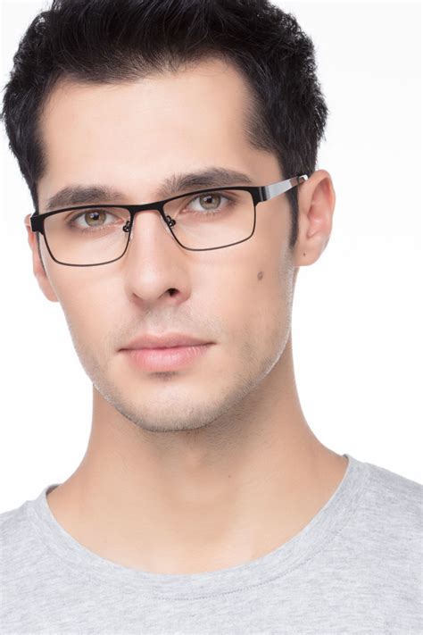 Java Rectangle Black Full Rim Eyeglasses Eyebuydirect Canada