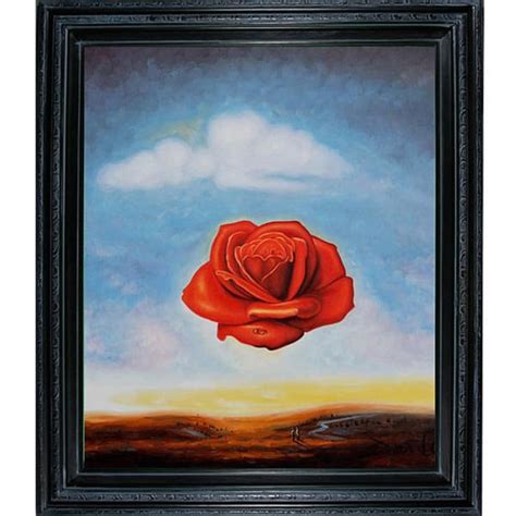 Salvador Dali The Meditative Rose Canvas Art Overstock 5144422