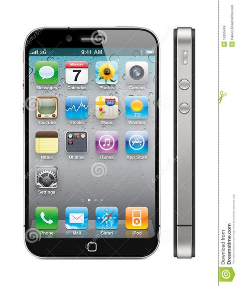 New Apple Iphone 5 Concept Editorial Stock Image Image