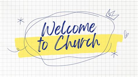 Welcome To Church Powerpoint Background