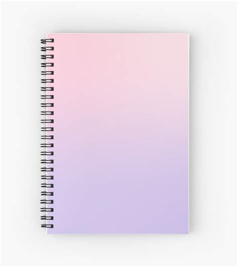Pastel Color Fade Spiral Notebooks By Arealprincess Redbubble
