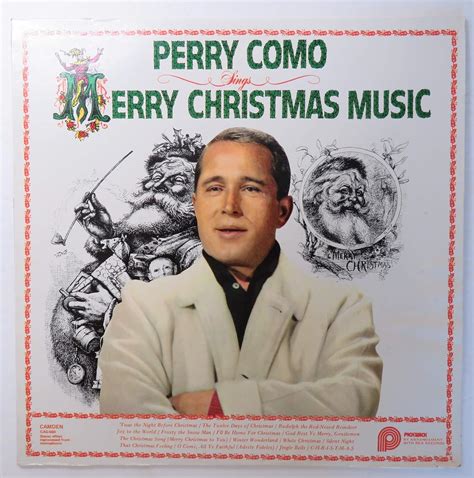 Perry Como Sings Merry Christmas Music Lp Vg Usa Rca Cas 6609