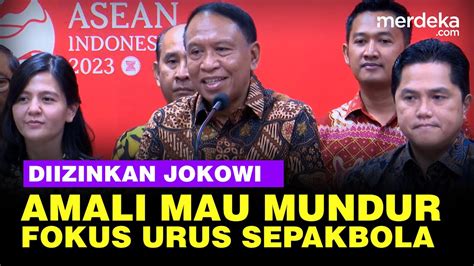 Sudah Lapor Jokowi Zainudin Amali Berencana Mundur Sebagai Menpora