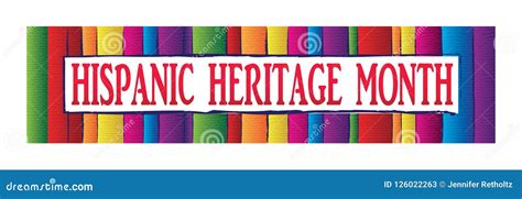 Hispanic Heritage Month Banner Royalty Free Stock Image Cartoondealer