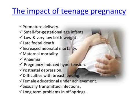 adolescent pregnancy adverse effects