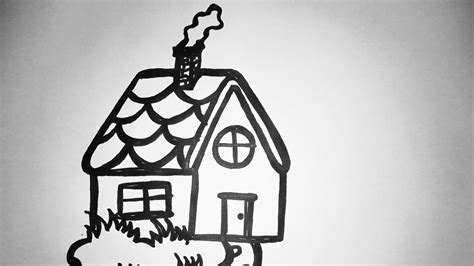 How To Draw A House Como Dibujar Una Casa Comment Dessiner Une