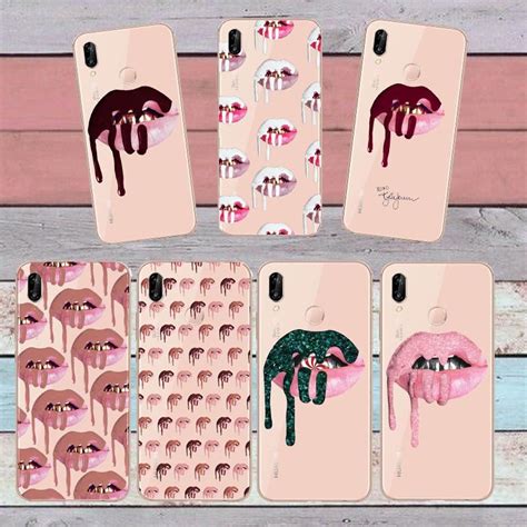 Phone Cases Sexy Girl Kylie Jenner Lips Kiss Clear Silicon Soft Tpu Case Cover For Huawei P9 P8l
