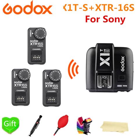 new godox x1ts x1t s ttl 2 4 g wireless transmitter flash trigger 3 xtr 16s receiver for sony
