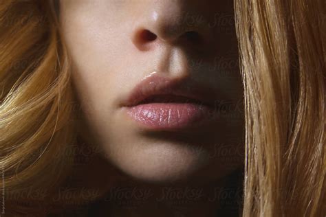 Sensual Lips Closeup By Stocksy Contributor Sonja Lekovic Stocksy