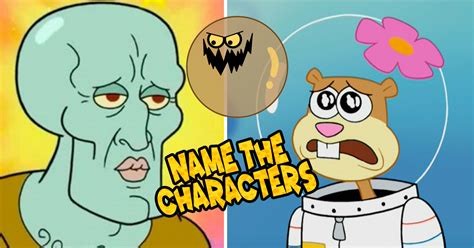 Spongebob Squarepants Characters Names Coloring Page Spongebob Cute