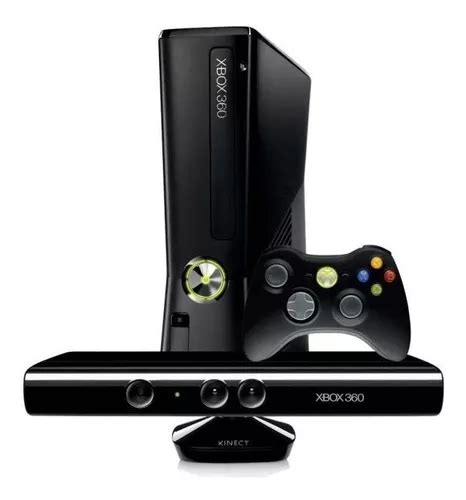 Console Xbox 360 Slim 4gb Novo Ckinect Original E Nf E Parcelamento