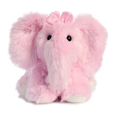 Aurora Small Pink Elephant Plush Toy