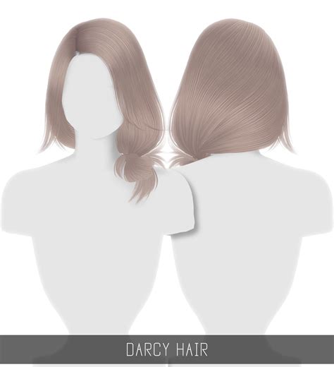 Simpliciaty Darcy Hair ~ Sims 4 Hairs