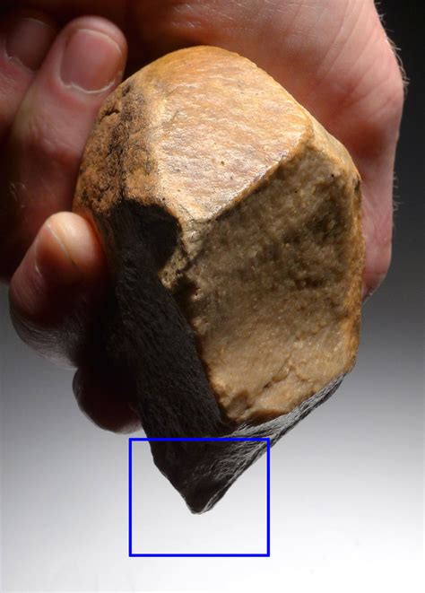 Lower Paleolithic Oldowan Pebble Chopper Axe Earliest Human Artifact