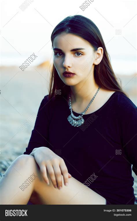 Young Pretty Brunette Image And Photo Free Trial Bigstock