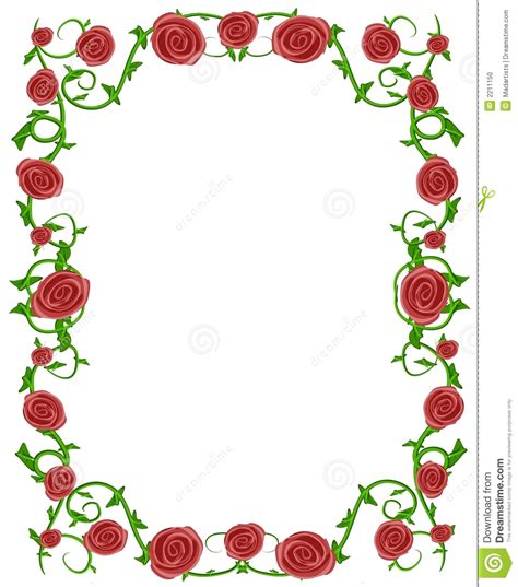 Free Rose Borders Clipground