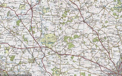 Map Of Outwoods 1921 Francis Frith