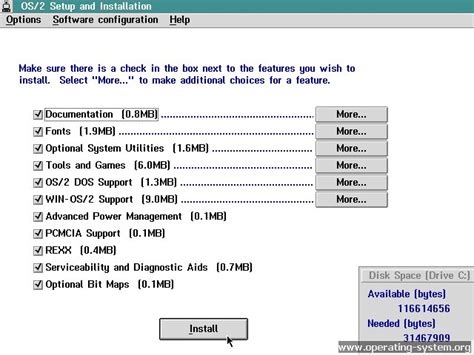 Operating System Screenshot Ibm Os2 21 13