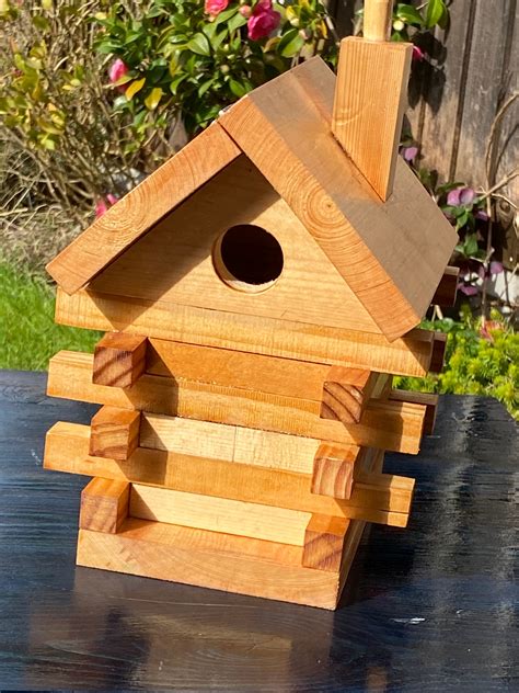 Handcrafted Wooden Bird Box Etsy