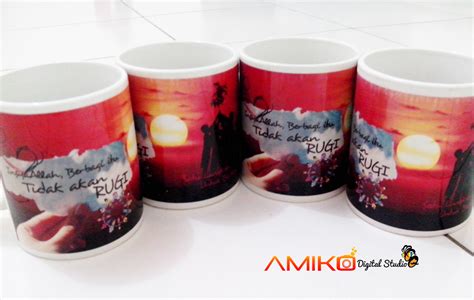 Amiko Digital Studio Surabaya Amiko Produk Promosi Pesan Buat Jual Mug