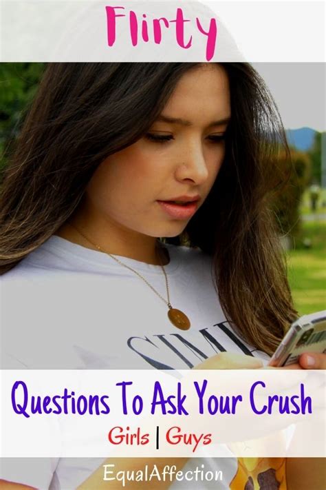 100 Flirty Questions To Ask Your Crush Girl Or Guyboy Currentyear