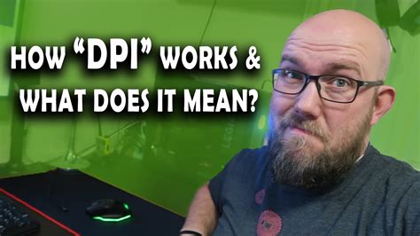 What Is Dpi And How Does It Work On A Mouse Youtube