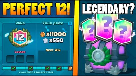Perfect 12 0 Win Draft Challenge Clash Royale 12 Wins Chest