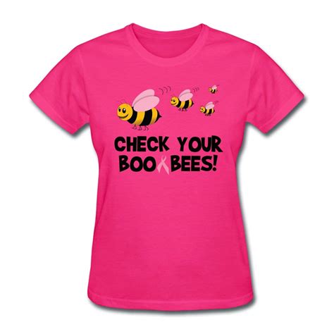 Check Your Boo Bees Breast Cancer Awareness T Shirt 1152 Jznovelty