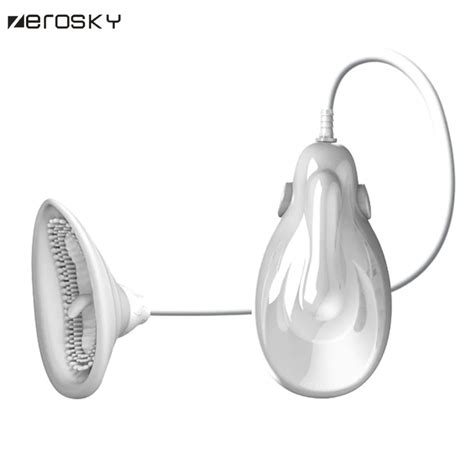 Zerosky Vibrators Pussy Pump Vagina Clitoris Sucker Vibrator Oral G Spot Massage Vaginal Orgasm