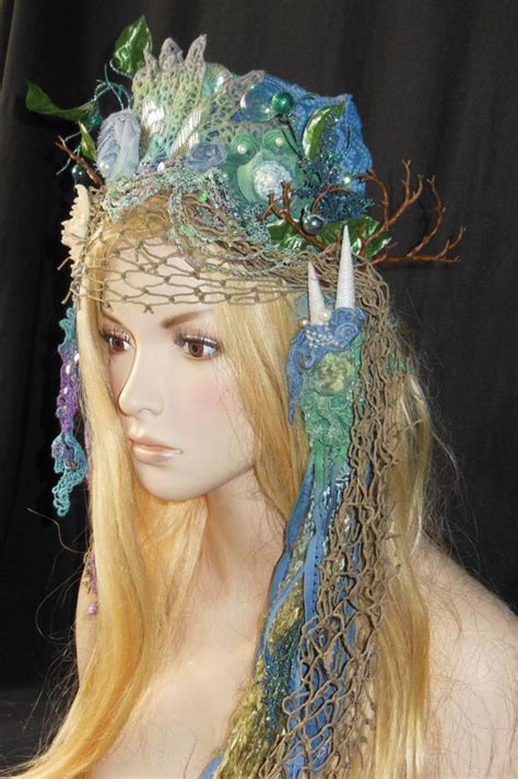 Fantasy Mermaid Crown Headpiece Headdress Siren Sea Witch Etsy