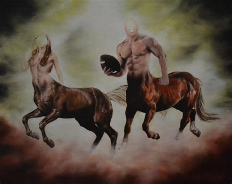Commissioned Centaur painting by wesdeanart on DeviantArt