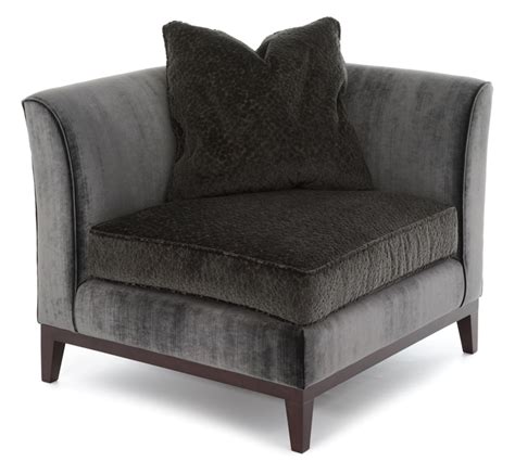 Many corner chairs are fully padded and upholstered in cloth or leather, but some are wood or wicker. Corner chair - Occasional Chairs - The Sofa & Chair Company