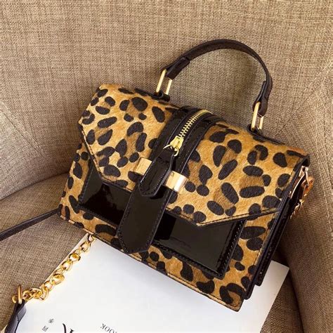 Leopard Crossbody Bags For Women Small Shoulder Bag Crossbody Bag