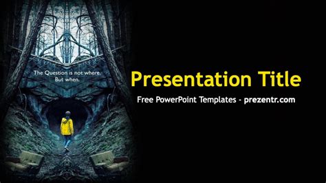 Dark Tv Series Powerpoint Template Preview Prezentr