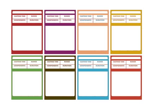 Dnd 5e Printable Spell Cards That Are Handy Tristan Website