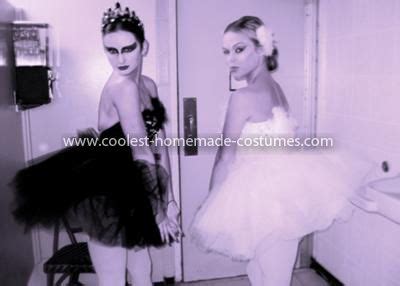 Coolest Black And White Swan Couple Costume Black Swan Costume