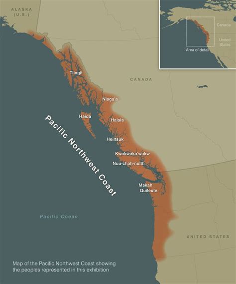 Pacific Northwest United States Map Pacific Northwest Coast