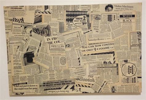 Newspaper — News — The Portfolio And Artwork Of Collage Cut Paper And