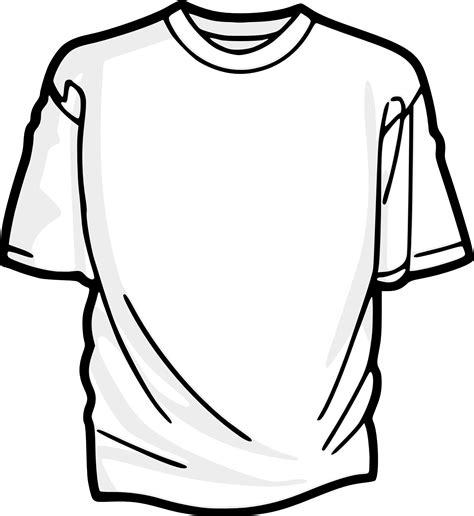 T Shirt Outline Vector Free Psdvectoricons