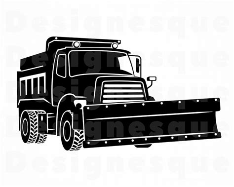 Snow Truck 5 Svg Snowplow Svg Snow Svg Winter Svg Snow Etsy