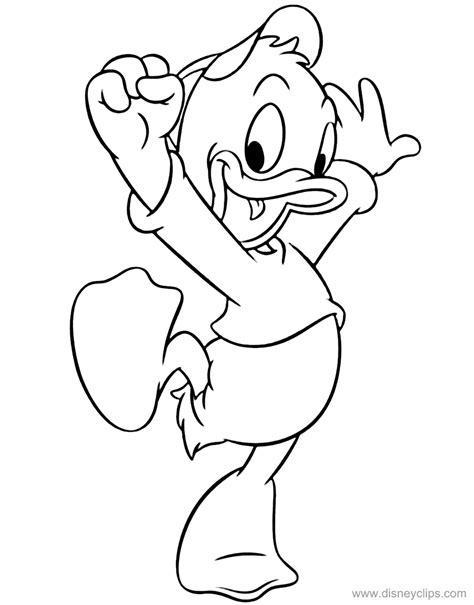 Ducktales Huey Coloring Pages