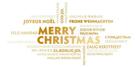 Merry Christmas Different Languages Stock Illustrations 845 Merry