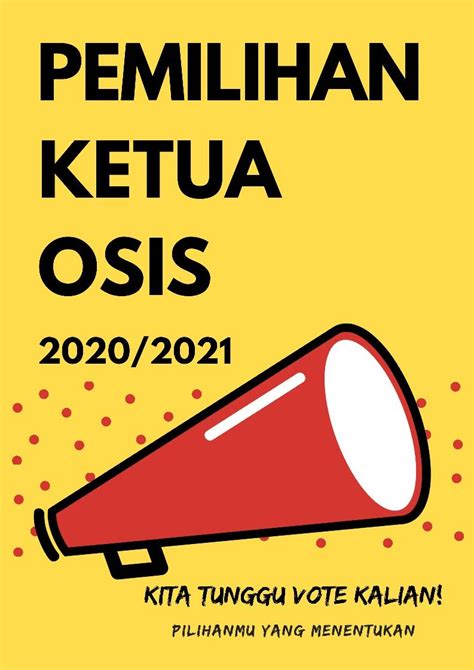 Banner Pemilihan Ketua Osis - Kunci Persoalan