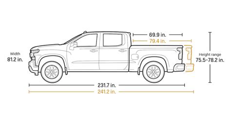 2020 Chevy Silverado Crew Cab Bed Length